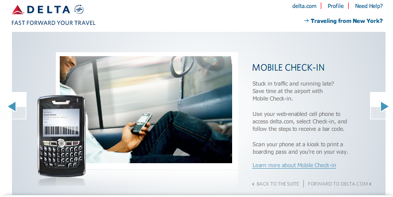 delta mobile check in